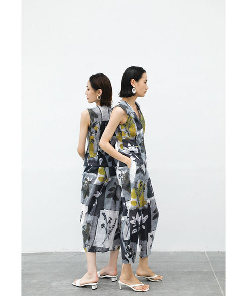Abstract Art Tapered Pants